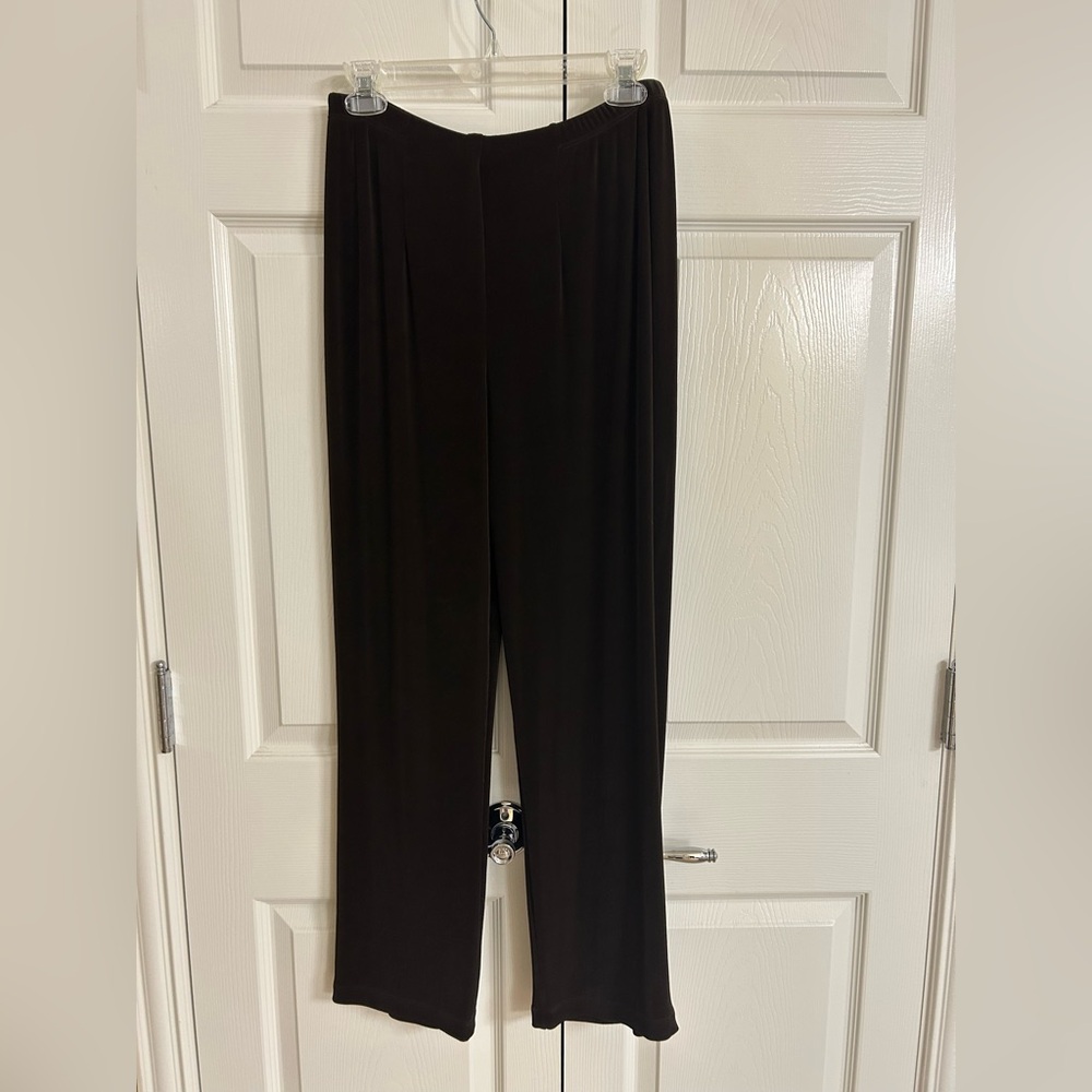 Chico's Travelers Chocolate Pants Size 1